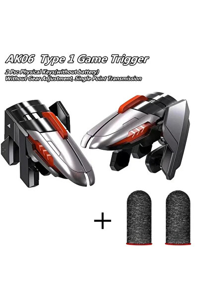 Choice مجموعة AK06 النوع 1، زناد ألعاب بستة أصابع للهواتف المحمولة، مصنوع من ...