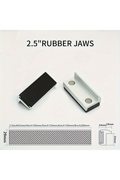 Choice7 غطاء حماية مغناطيسي للملزمة LTL3B02، غطاء حماية للفكوك من 2.5 إلى 8 ب...