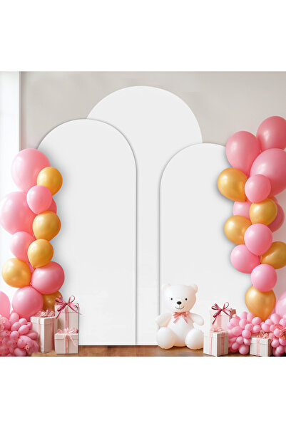 Choice1 غطاء قوس أبيض لحفلات الزفاف، مقاس 100×200 سم (6 أقدام، 6.6 أقدام، 7.2...