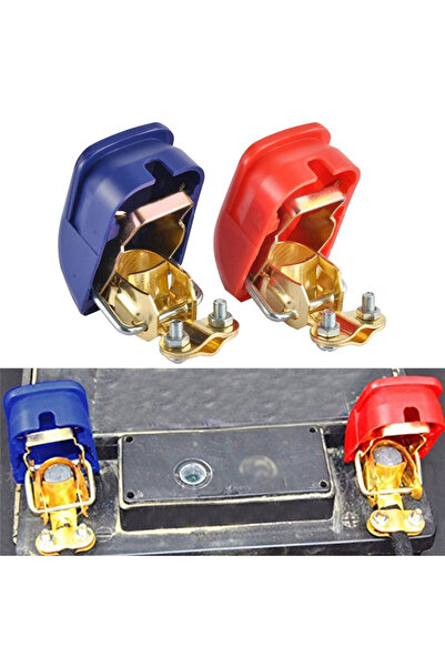 Choice Universal 2Pcs/Pair 12V Quick Release Battery Terminals Clamps for Car Caravan Boat Motorcycle Ca...