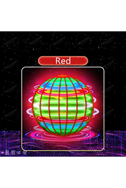 Choice لعبة كرة طائرة حمراء دوارة على شكل بوميرانج، طائرة بدون طيار صغيرة تدو...