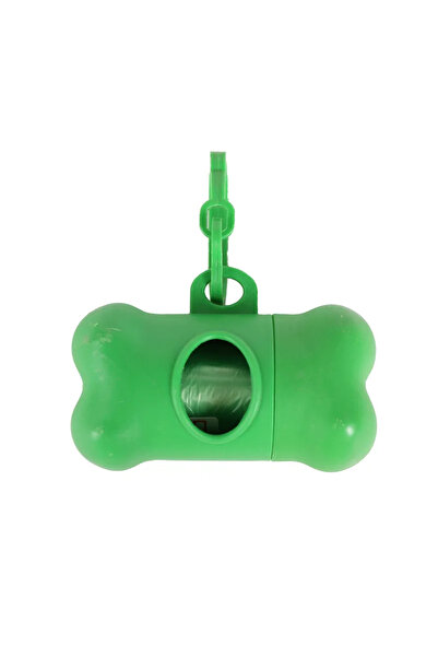 Choice green 1pc Bone Shaped Pet Garbage Bag Dispenser for Dogs Carrying Clea...