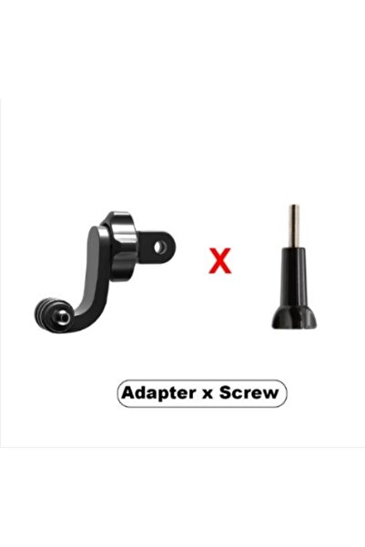 Choice محول ومسمار تثبيت رأسي عالمي بزاوية 360 درجة لكاميرات GoPro 11/10/9/8 وSJCAM وخوذات الدراجات النارية