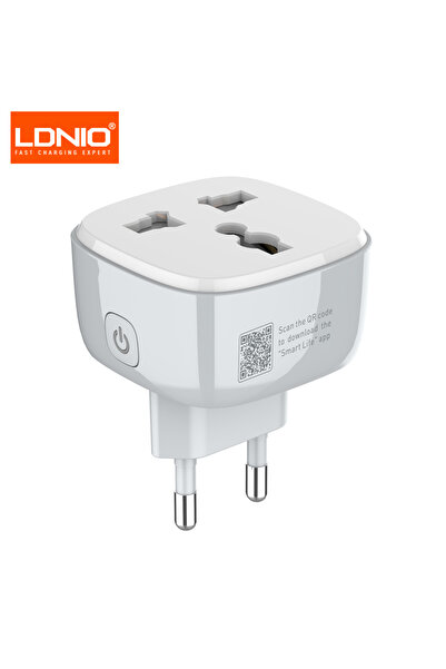 Choice EU LDNIO WiFi Smart Wall Socket With Switch Button Portable Power Stri...