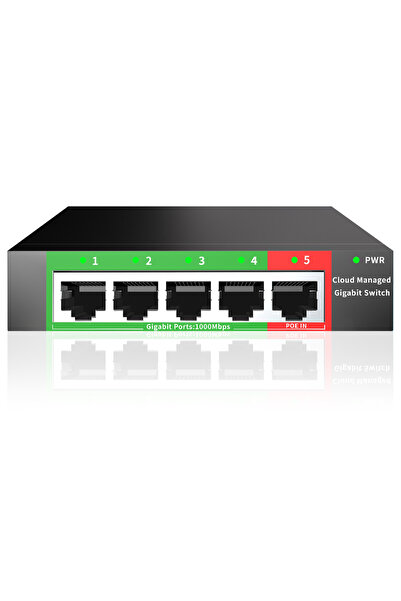 Choice GS105-EU PLUG Cloud-managed Gigabit Ethernet Switch 8 Port Network Switch 48V POE Network Extender D