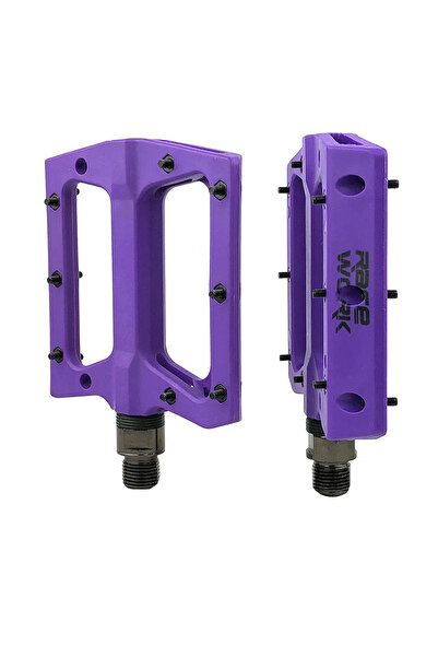 Choice purple RACEWORK Road Bike Pedals Ultralight Nylon Fiber Pedal Seal Bea...