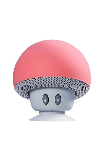 DUTRIEUX مكبر صوت بلوتوث لاسلكي عالي الجودة باللون الأحمر، بمدى لاسلكي يصل إلى 30 قدمًا، مزود بمضخم صوت وقاعدة تثبيت شفطية.