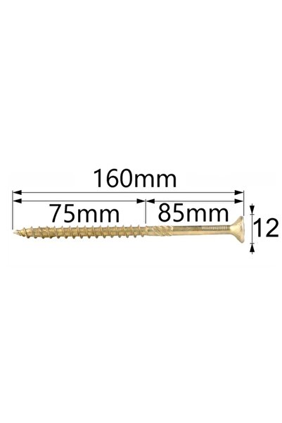 Mag-Krak Surub Dulgherie Cap Inecat 6x160 - 100buc/cutie