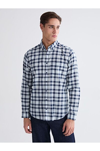 LC Waikiki Lcwaikiki Classic Regular Fit Plaid Men's Shirt