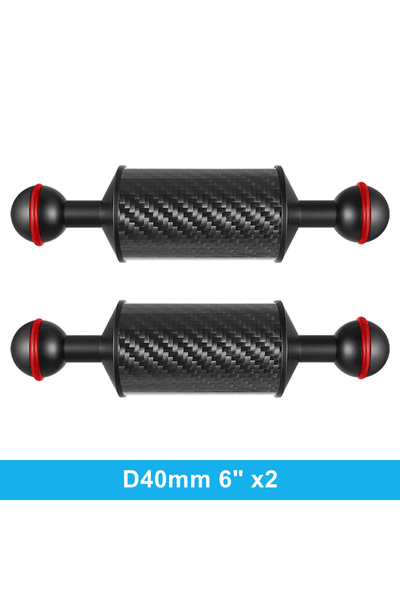 Choice ذراعان عائمان من ألياف الكربون بقطر 40 مم (6 بوصات) لحامل صينية الغوص،...