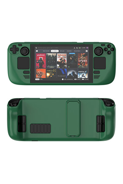 Choice غطاء حماية أخضر لجهاز Steam Deck ووحدة التحكم، غطاء حماية ملون صلب مع ...