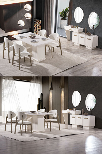 Eymense Nova 6 Sandalyeli Yemek Odası Takımı