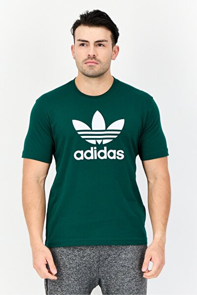 adidas Men Sportswear Fit Short Sleeve Outdoor T-shirt, Green