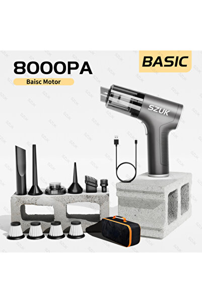 Choice مكنسة كهربائية صغيرة للسيارة، بقوة شفط 98000 باسكال، مزودة بمنفذ USB، ...