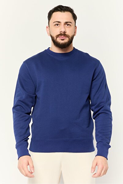 adidas Originals x Humanrace Men Sportswear Fit Long Sleeves Outdoors Sweatshirt, Blue