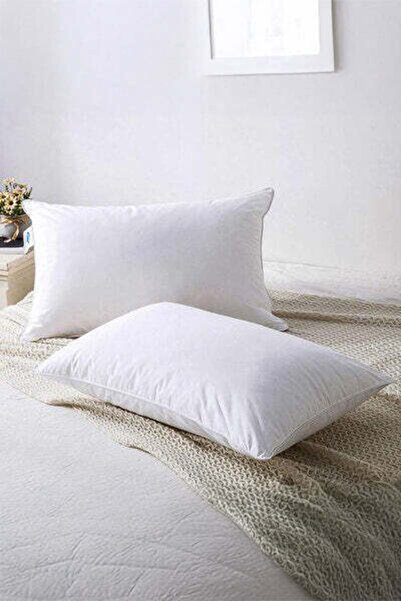 REDTAG طقم وسائد بيضاء سادة (عبوة من قطعتين)