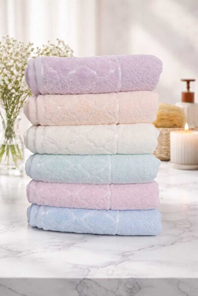 altınterim avm 50x90 6 adet %100 pamuk jakarsız yarı kadife günlük hediyelik ...