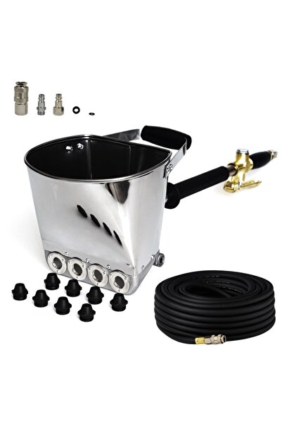 Kraft&dele Kit complet de tencuieli, format din mașină de tencuit, furtun și ...