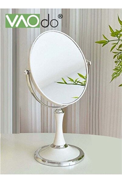 Bukela Double-Sided Makeup Mirror, 3x Magnification on One Side, 360 Degree Rotation