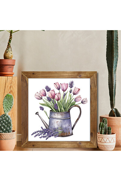 Tuba Decor Tablou pătrat cu rama din lemn