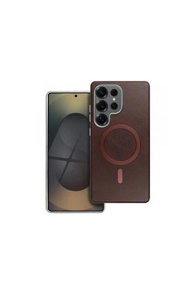 OEM MagSafe Case for Samsung Galaxy S25 Ultra S938 Gentleman Mag Brown