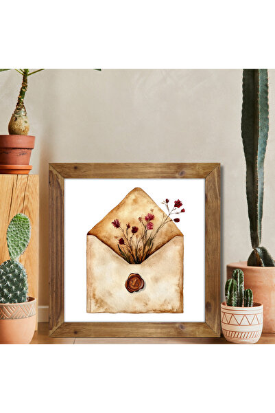Tuba Decor Tablou pătrat cu rama din lemn