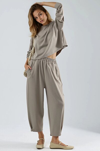 Hiccup Modal Textured Blouse & Shalwar Set Berşan Collection