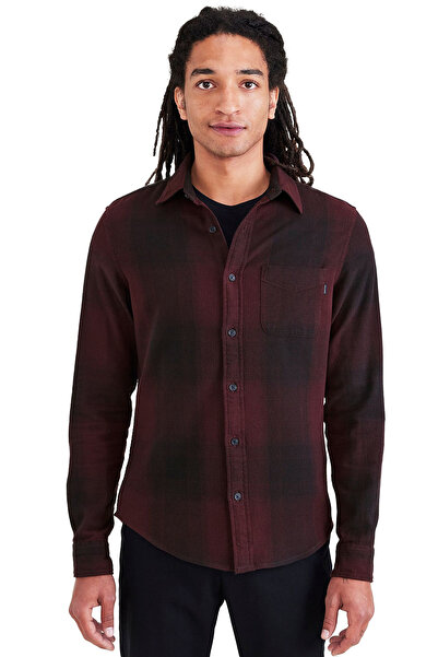 Dockers SLIM ORIGINAL WOVEN CHROMATIC FLANNEL BL Ανδρικό Λευκό Πουκάμισο - A1114