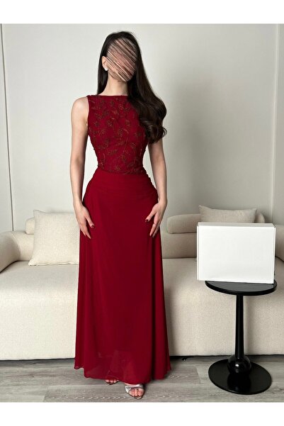 Rahibhdresses red evening dress
