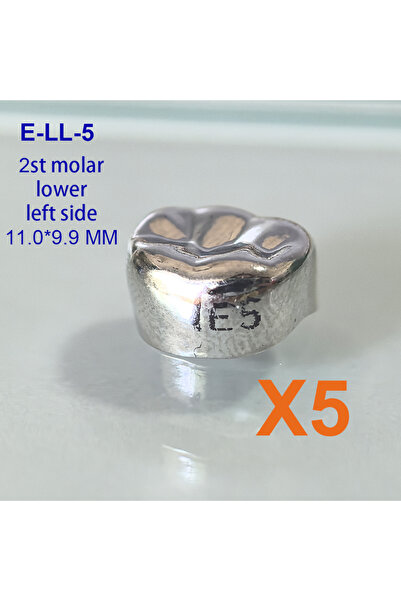 Choice9 طقم إعادة تعبئة تيجان الأسنان المؤقتة E-LL-5، 48 موضعًا، من 5 إلى 48 ...