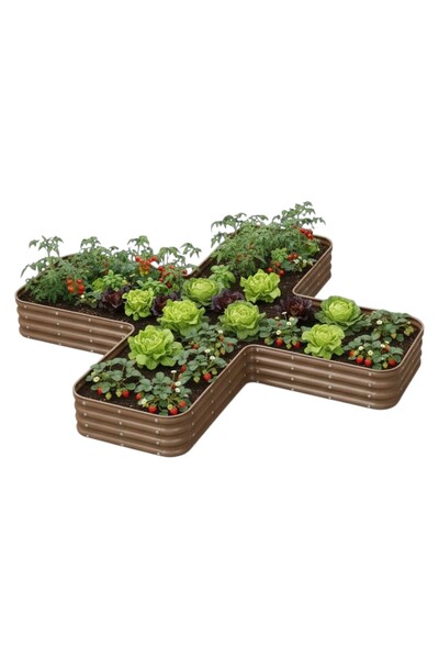 Bahçe kulesi Modüler Yükseltilmiş Bahçe Sebze Yatağı No:18 (300x300) Bej