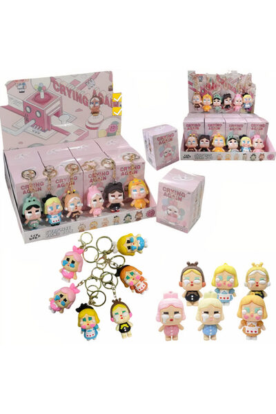 JML1 Breloc CryBaby 6cm, set de 12 figurine BlindBox aleatorii, vânzare en-gr...