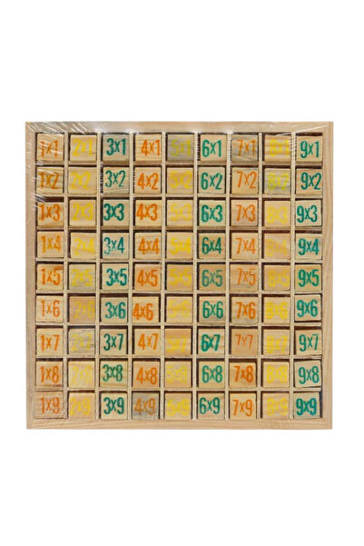 Toybox لعبة تعليمية خشبية للرياضيات، لعبة ضرب صغيرة، لعبة ما قبل المدرسة للأطفال