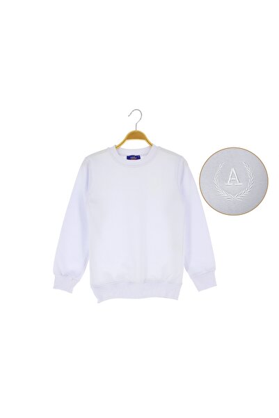 CRASSİ سويت شيرت للأولاد مدرسي شتوي 2 خيط مبطن بالصوف