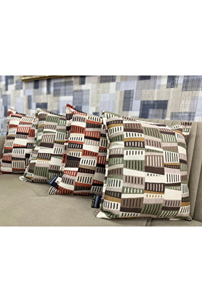 NİVEMESHOME RİTİM 01 VERDE (45X45) HUSĂ PENTRU PERNE CU UMPLUTURĂ