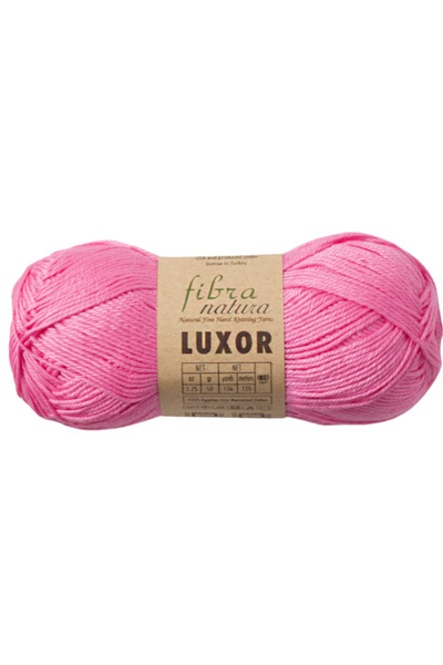 Fibra Natura لوكسور 100% قطن ميرسيريزد - 50 جرام 125 متر خيط حياكة رفيع-105-3...
