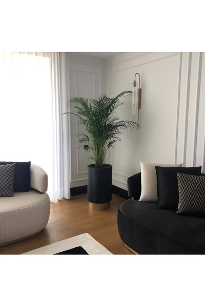 KastaSaksı Luxury Polyester saksı iç ve dış mekan uyumlu.40x55