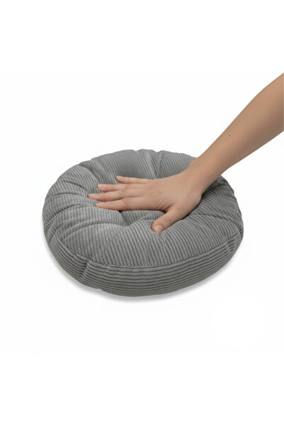 BEST SLEEP Set of 4 Starmoon Round chair cushions, diameter 30 cm, with non-s...