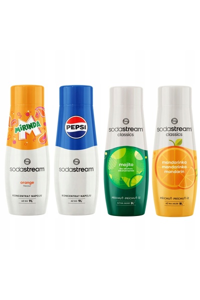 Other SODASTREAM Mirinda + Pepsi + Mojito + Siropuri de mandarine 4 buc.