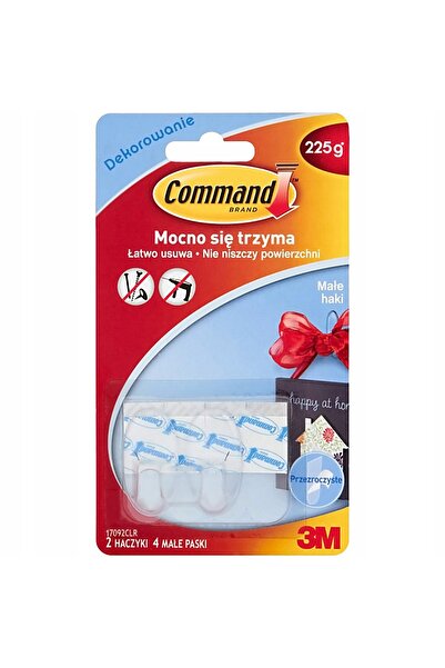 Other Haczyki samoprzylepne przezroczyste Comanda 2 szt