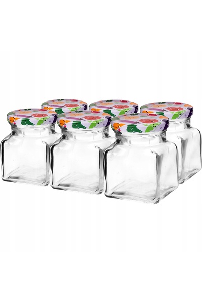 Other Borcan de sticlă cu capac filetat TO fi53 120ml 6 buc