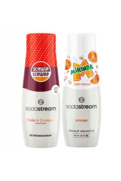 Other Set de 2 concentrate Sodastream Shwip Shwap Cola Orange + Mirinda Zero