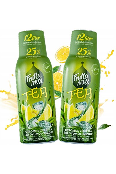Other 2X FRUTTAMAX Concentrat de sirop de lămâie cu ceai rece pentru saturatoare 500 ml