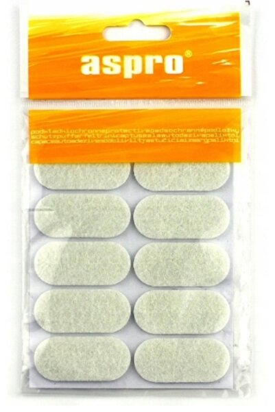 Other Discuri autoadezive din pâslă 2x44 cm albe 10 buc