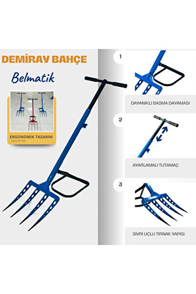 Demiray 4 Diş Belmatik Çapa Aparatı