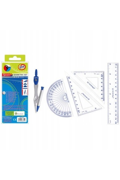 Other Set de geometrie școlară cu compas