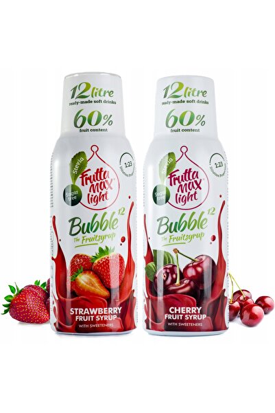 Other Set de 2 concentrate FruttaMax Căpșuni Cireșe Light, 500 ml