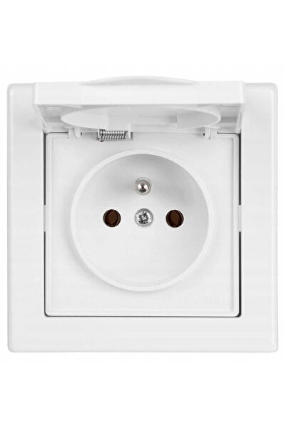 Other Gniazdo wtyczkowe pojedyncze z uziemieniem IP44 hermetyczne białe