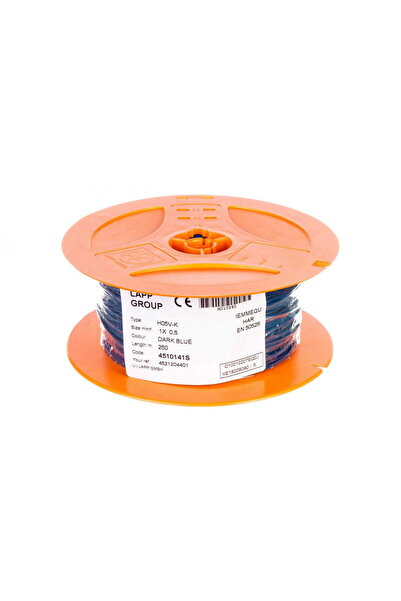 ELHURT Cablu de instalare H05V-K 0.5 albastru închis 4510141S /250m/