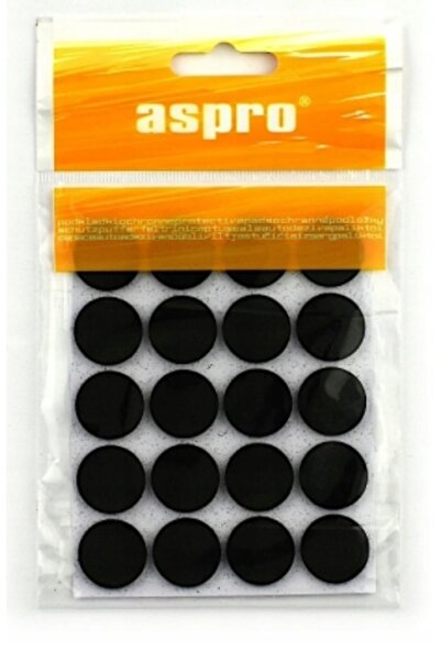 Other Tampoane autoadezive din pâslă, negre, diametru 28 mm, 12 buc.